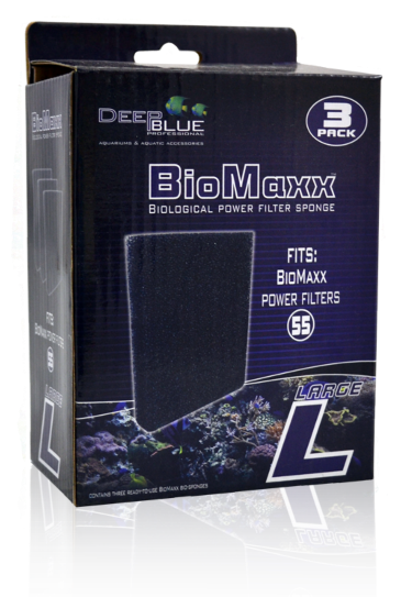 Deep Blue Professional BIOMAXX 30 GALLON Aquarium POWER FILTER 